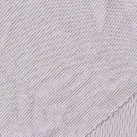 Viscose Stretch Rib Knit Fabric, 230 gsm, 120 cm — Purple