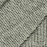 Viscose Stretch Rib Knit Fabric, 210 gsm, 120 cm — Green — texture