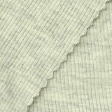 Light Grey Marl Rib Knit, Viscose — texture
