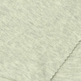 Light Grey Marl Rib Knit, Viscose