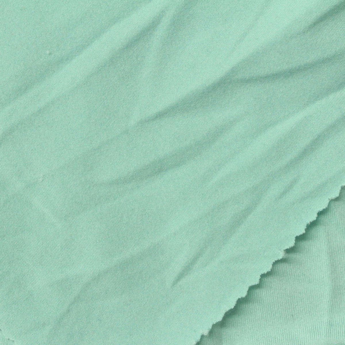 Polyester Stretch Milk Silk Knit Fabric, 200 gsm, 168 cm — Green