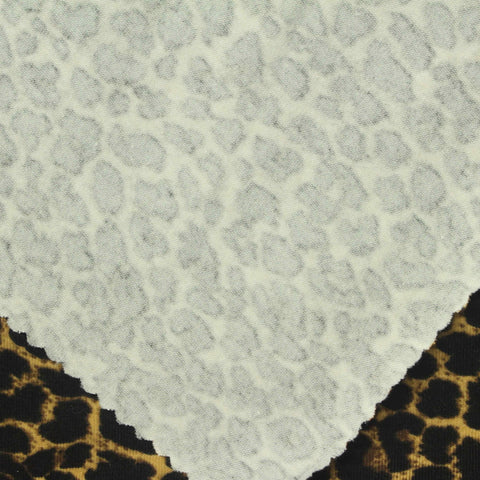 Light Grey Leopard Knit, Cotton