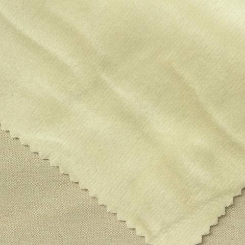 Polyester Cotton Velvet Fabric, 350 gsm, 160 cm — Khaki