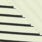 Black Horizontal-Stripe Scuba Knit, Viscose-Nylon — texture