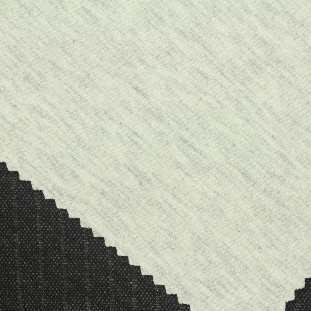 Light Grey Marl Scuba Knit, Poly-Viscose, 400 gsm