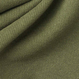 Cotton Polyester French Terry Fabric, 160 gsm, 190 cm — Green — texture
