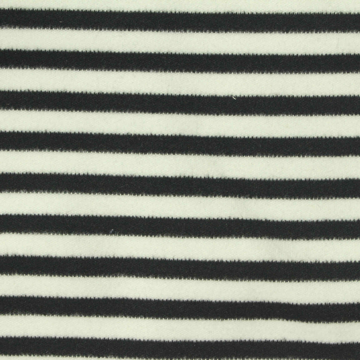 Black Horizontal-Stripe Velvet, Polyester, 260 gsm