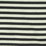 Black Horizontal-Stripe Velvet, Polyester