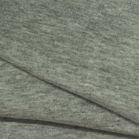 Grey Marl Velvet, Poly-Cotton, 330 gsm