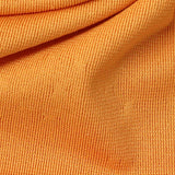 Polyester Stretch Knit Fabric, 220 gsm, 190 cm — Orange — texture