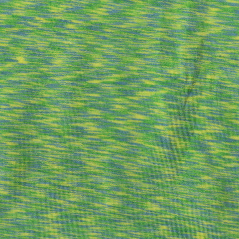 Green Marl Jersey Knit, Polyester, 150 gsm, 140 cm