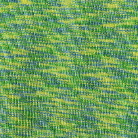 Green Marl Jersey Knit, Polyester, 150 gsm, 140 cm