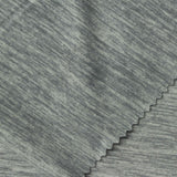 Heathered Grey Marl Jersey Knit, Polyester