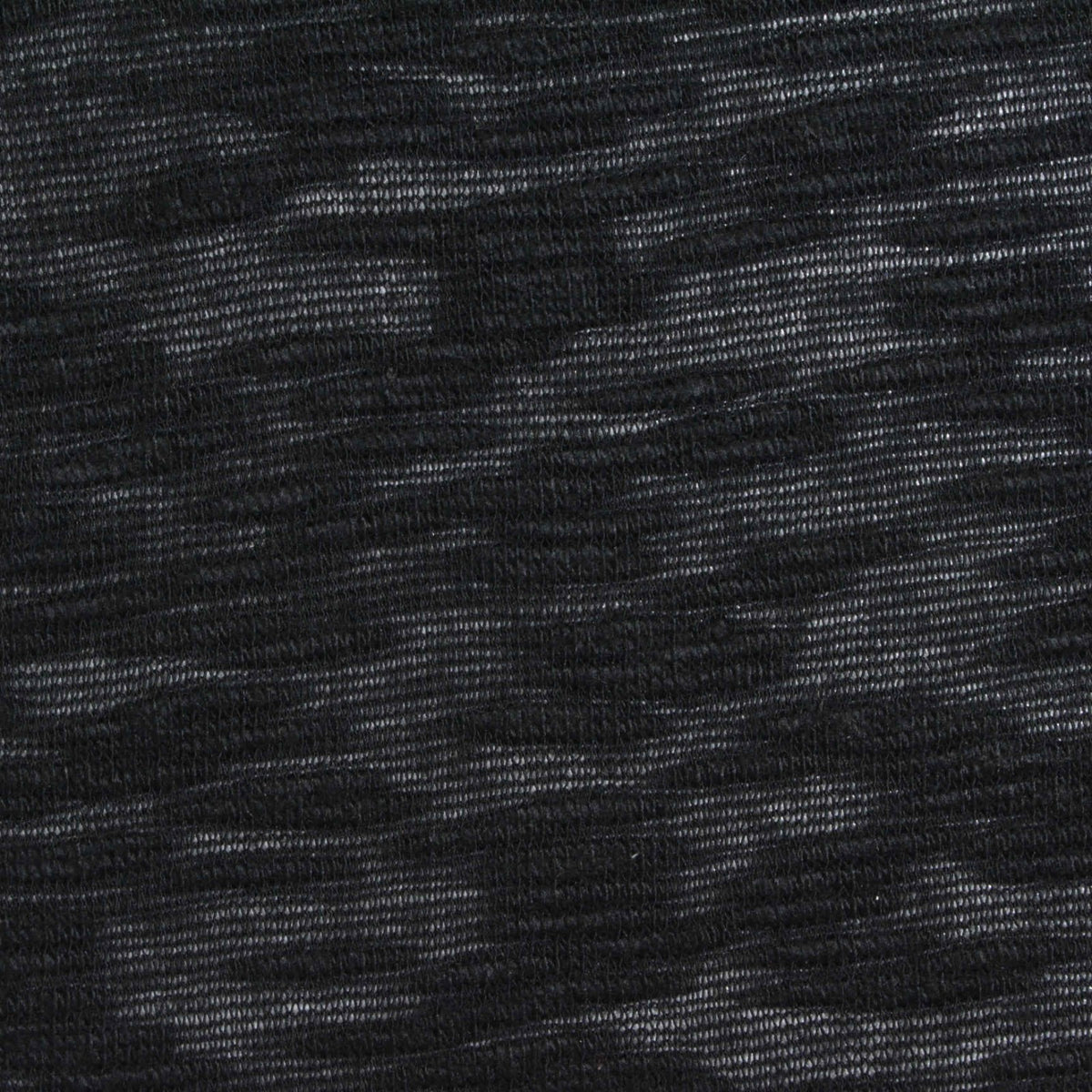 Black Marl Jersey Knit, Polyester, 210 gsm
