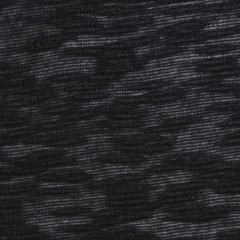 Black Marl Jersey Knit, Polyester, 210 gsm