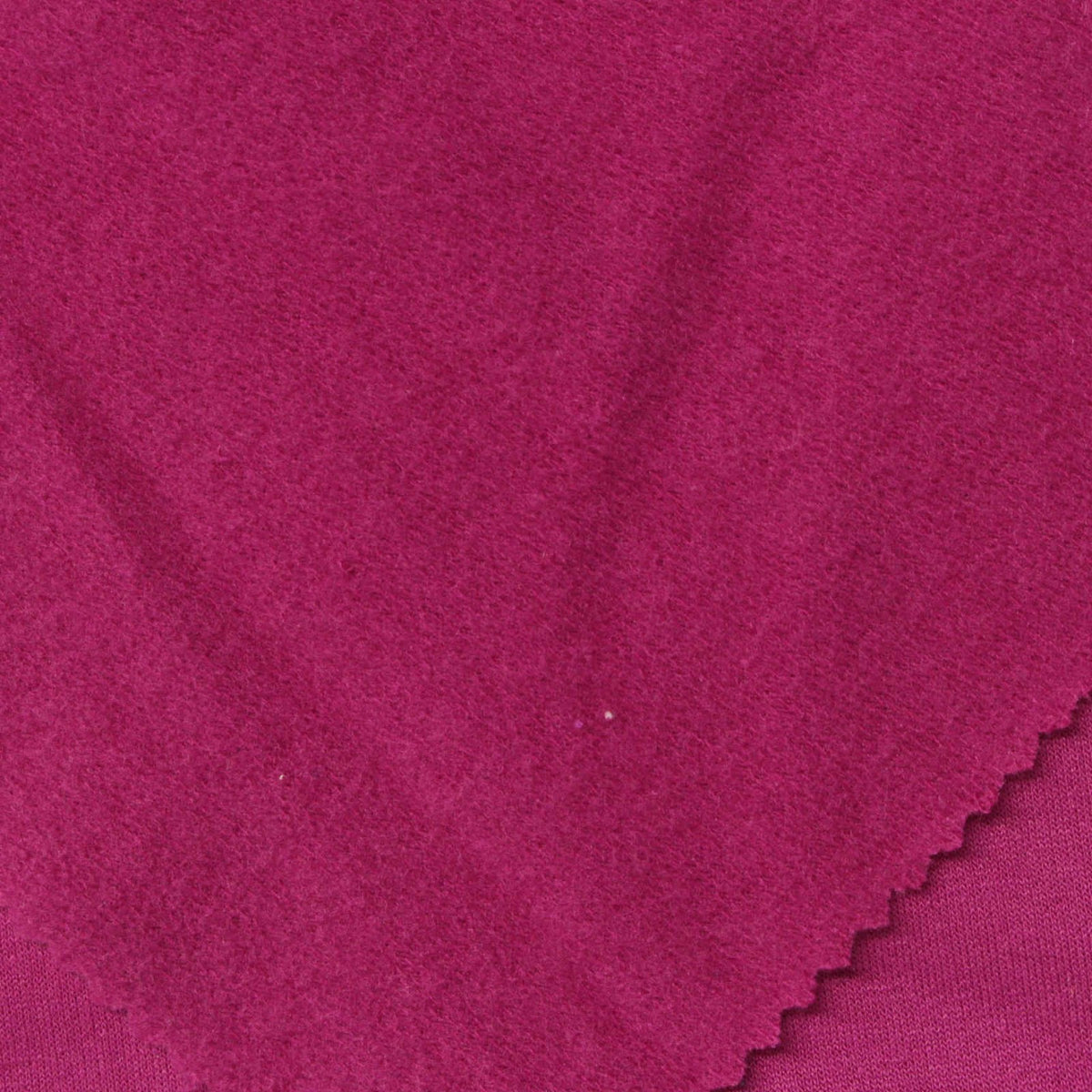 Polyester Viscose Stretch French Terry Fabric, 200 gsm, 160 cm — Pink