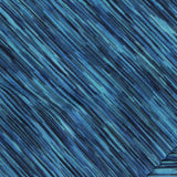 Blue Diagonal-Stripe Jersey Knit, Polyester