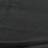 Brushed Polyester Stretch Jersey Knit Fabric, 148 gsm, 180 cm — Black