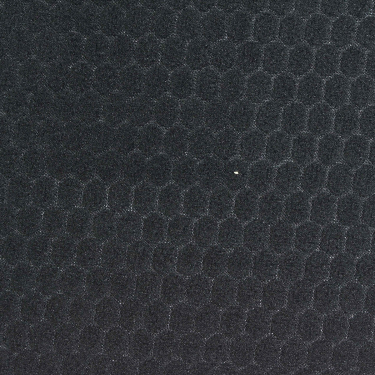 Jacquard 100% Polyester Fleece Fabric, 160 gsm, 150 cm — Black