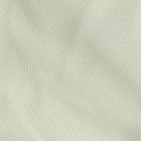 100% Polyester Piqué Knit Fabric, 260 gsm, 155 cm — White