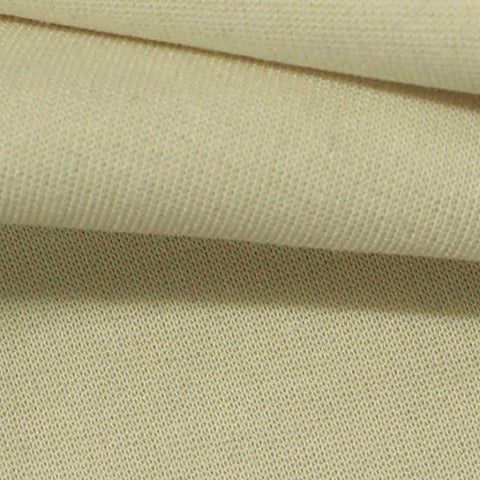 Cotton Polyester Scuba Knit Fabric, 290 gsm, 170 cm — Beige