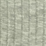 Brushed 100% Polyester Rib Knit Fabric, 195 gsm, 160 cm — Grey
