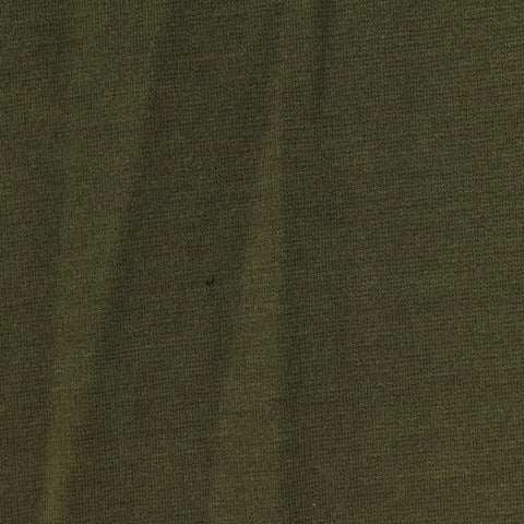Polyester Viscose Stretch Ponte Knit Fabric, 320 gsm, 160 cm — Green