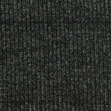 Dark Grey Marl Rib Knit, Cotton-Poly
