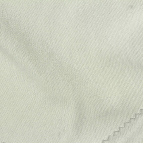Polyester Viscose Stretch Chunky Knit Fabric, 210 gsm, 160 cm — White