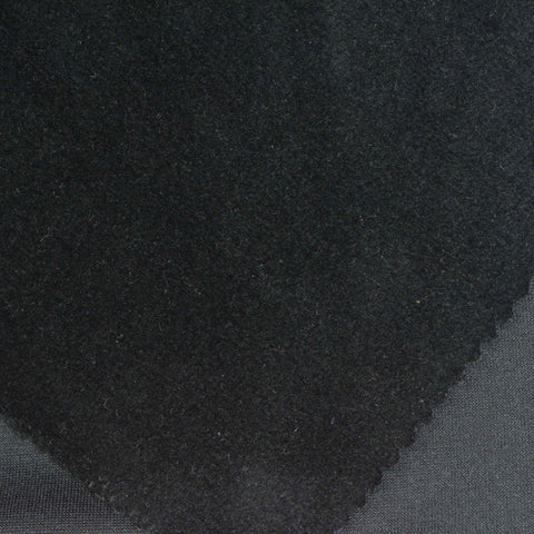 100% Polyester Knit Fabric, 200 gsm, 160 cm — Black, ref EF-259258