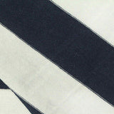 Navy Horizontal-Stripe Jersey Knit, Viscose — texture