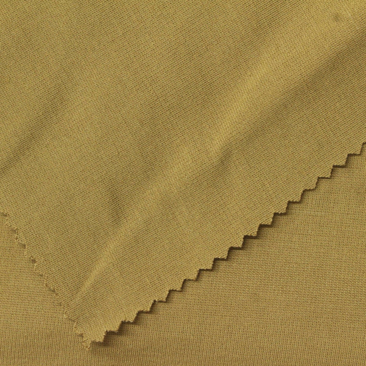 Polyester Viscose Stretch Ponte Knit Fabric, 280 gsm, 160 cm — Khaki