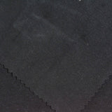 Polyester Viscose Stretch Ponte Knit Fabric, 310 gsm, 160 cm — Black