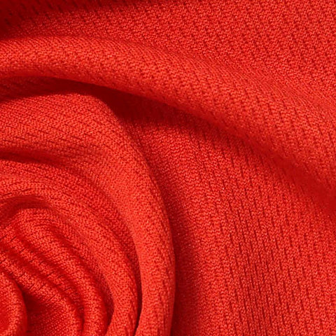 100% Polyester Mesh Fabric, 135 gsm, 165 cm — Red