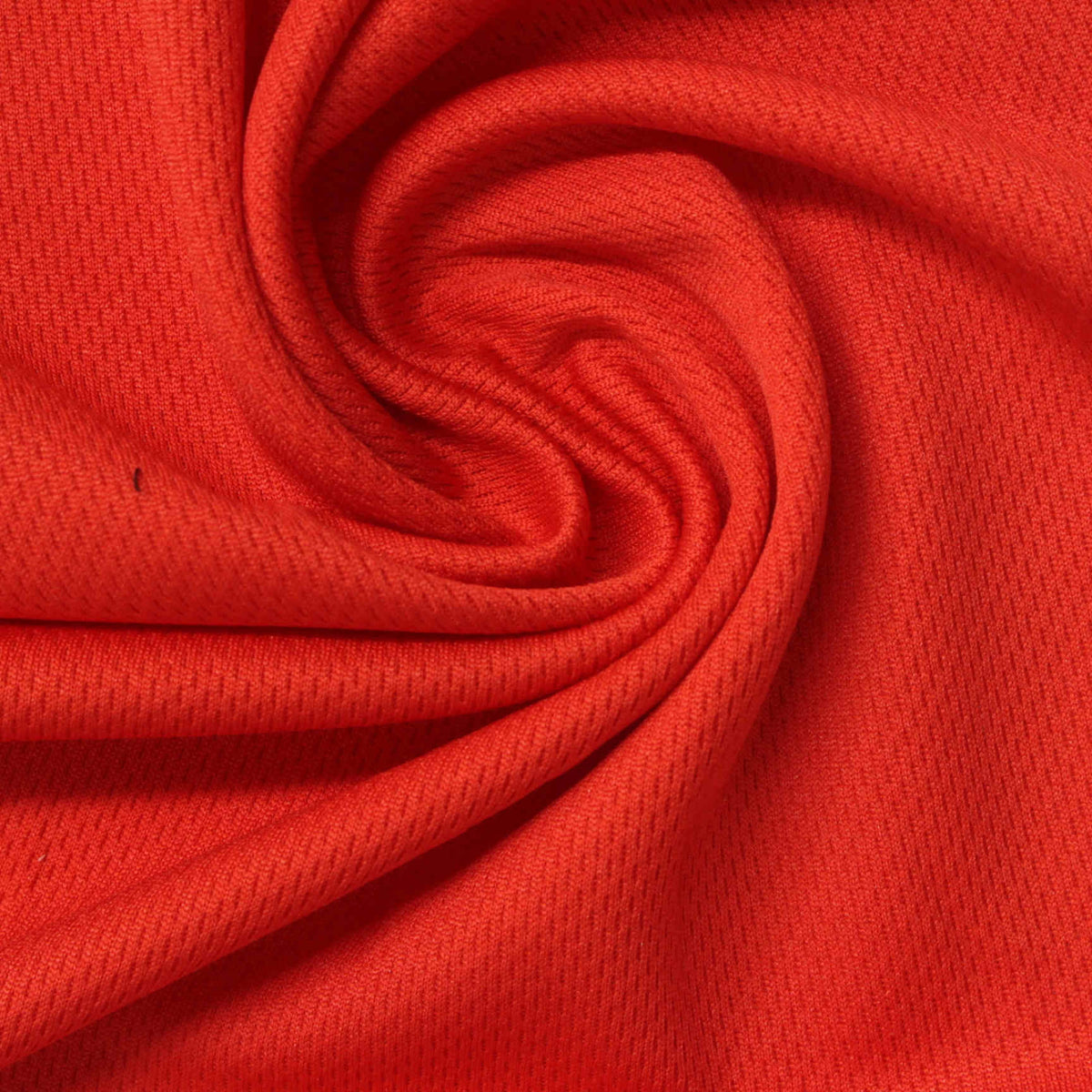 100% Polyester Mesh Fabric, 135 gsm, 165 cm — Red