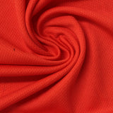 100% Polyester Mesh Fabric, 135 gsm, 165 cm — Red
