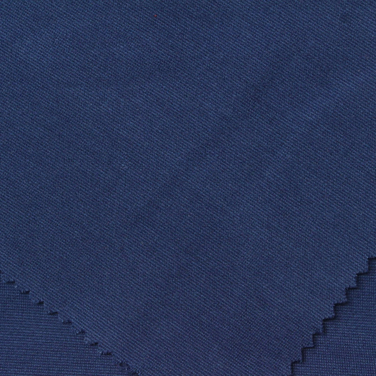 Polyester Viscose Stretch Ponte Knit Fabric, 340 gsm, 160 cm — Navy