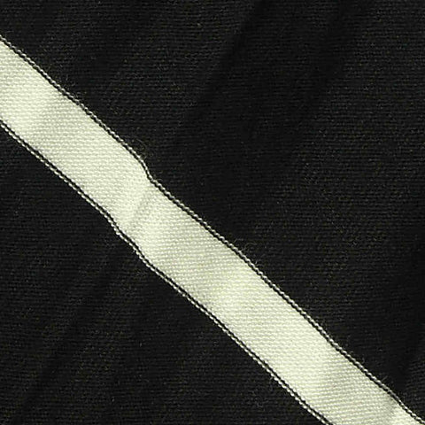 Black Stripes Jersey Knit, Viscose, 180 gsm