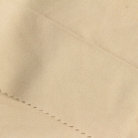 Viscose Nylon Stretch Ponte Knit Fabric, 400 gsm, 160 cm — Beige
