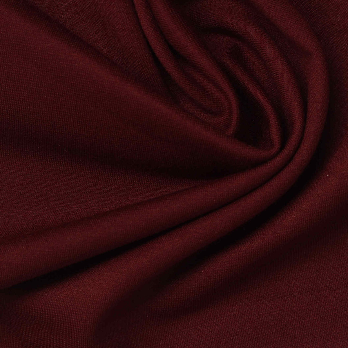 Viscose Nylon Stretch Ponte Knit Fabric, 250 gsm, 160 cm — Red