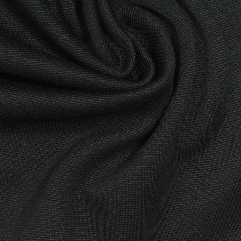 Polyester Cotton Mesh Fabric, 330 gsm, 175 cm — Black