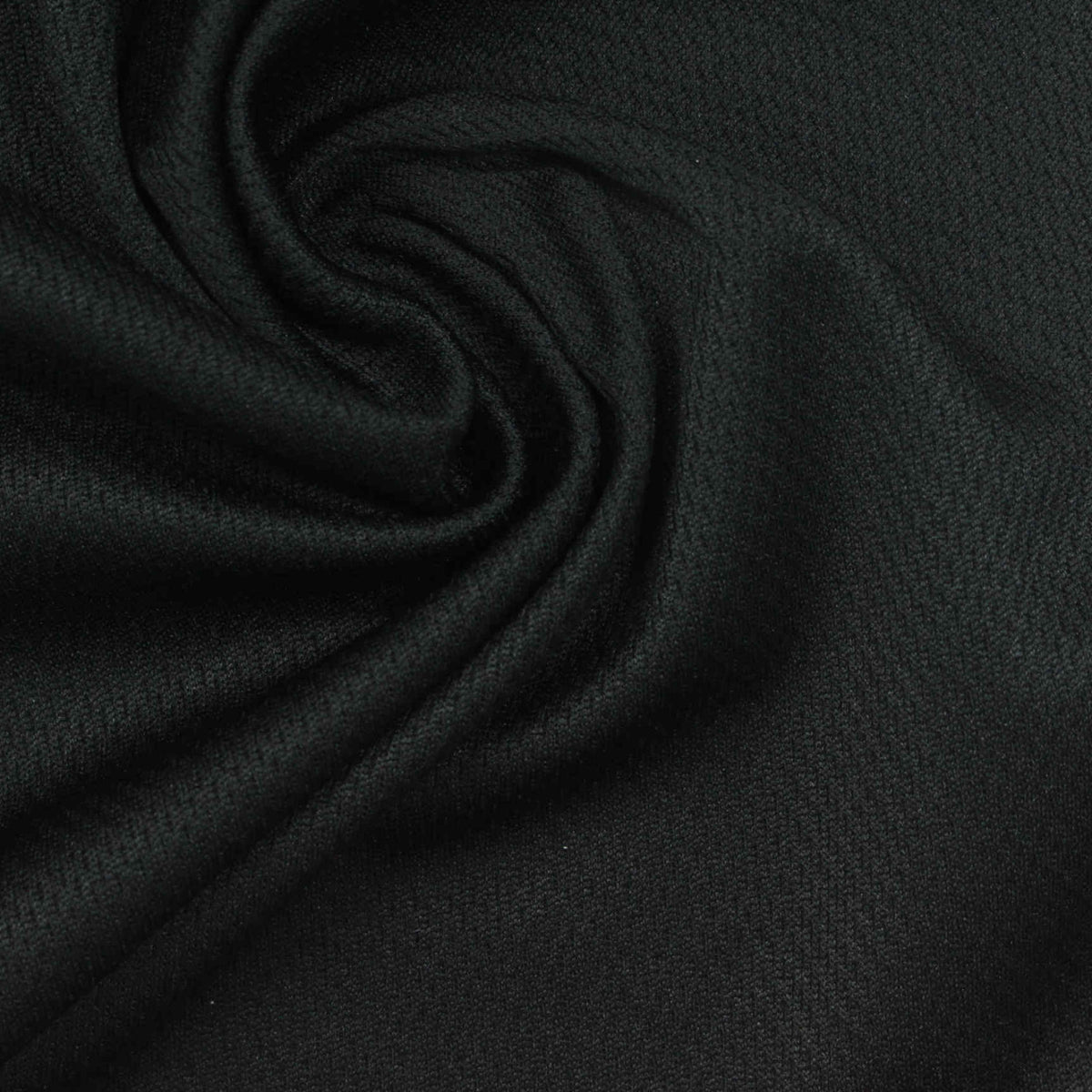 100% Polyester Mesh Fabric, 180 gsm, 190 cm — Black