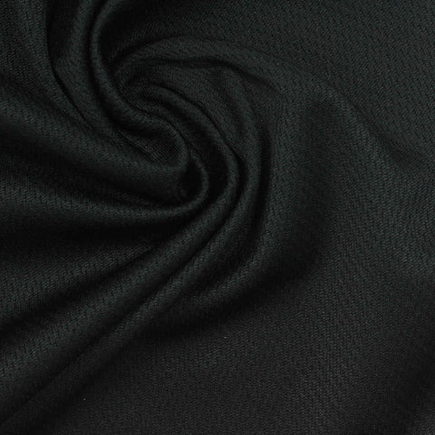 100% Polyester Mesh Fabric, 180 gsm, 190 cm — Black