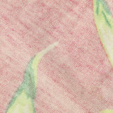 Yellow Flowers Jersey Knit, Viscose — texture