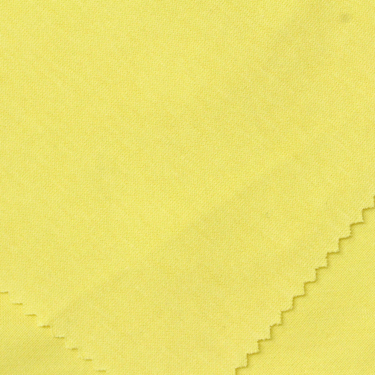 Cotton Polyester Scuba Knit Fabric, 200 gsm, 175 cm — Yellow