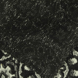 Black Leopard Jacquard, Poly-Viscose