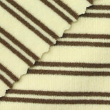 Cream Stripes Knit, Polyester — texture