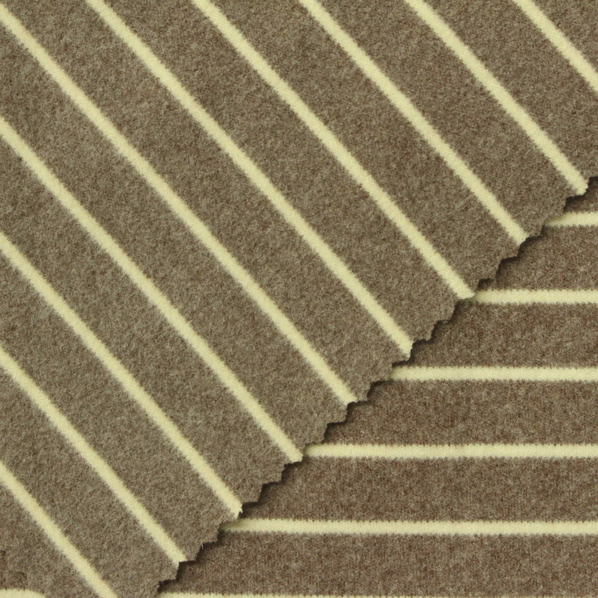 Cream Stripes Velvet, Polyester, 270 gsm, 183 cm, ref EF-259659