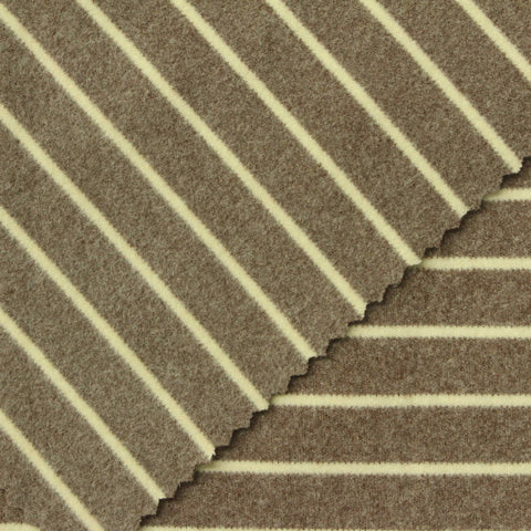 Cream Stripes Velvet, Polyester, 270 gsm, 183 cm, ref EF-259659