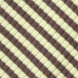 Brown Horizontal-Stripe Velvet, Polyester — texture